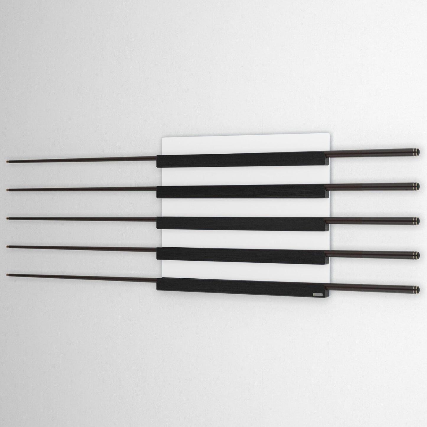 VESETTI Design Pool Cue Wall Rack qs art516