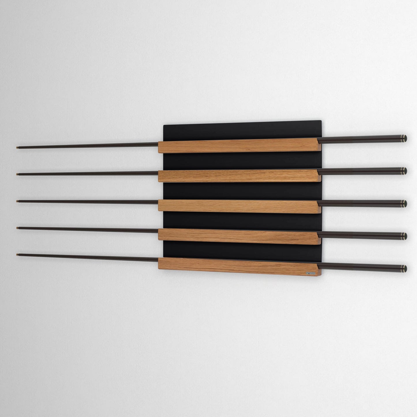 VESETTI Design Pool Cue Wall Rack qs art516