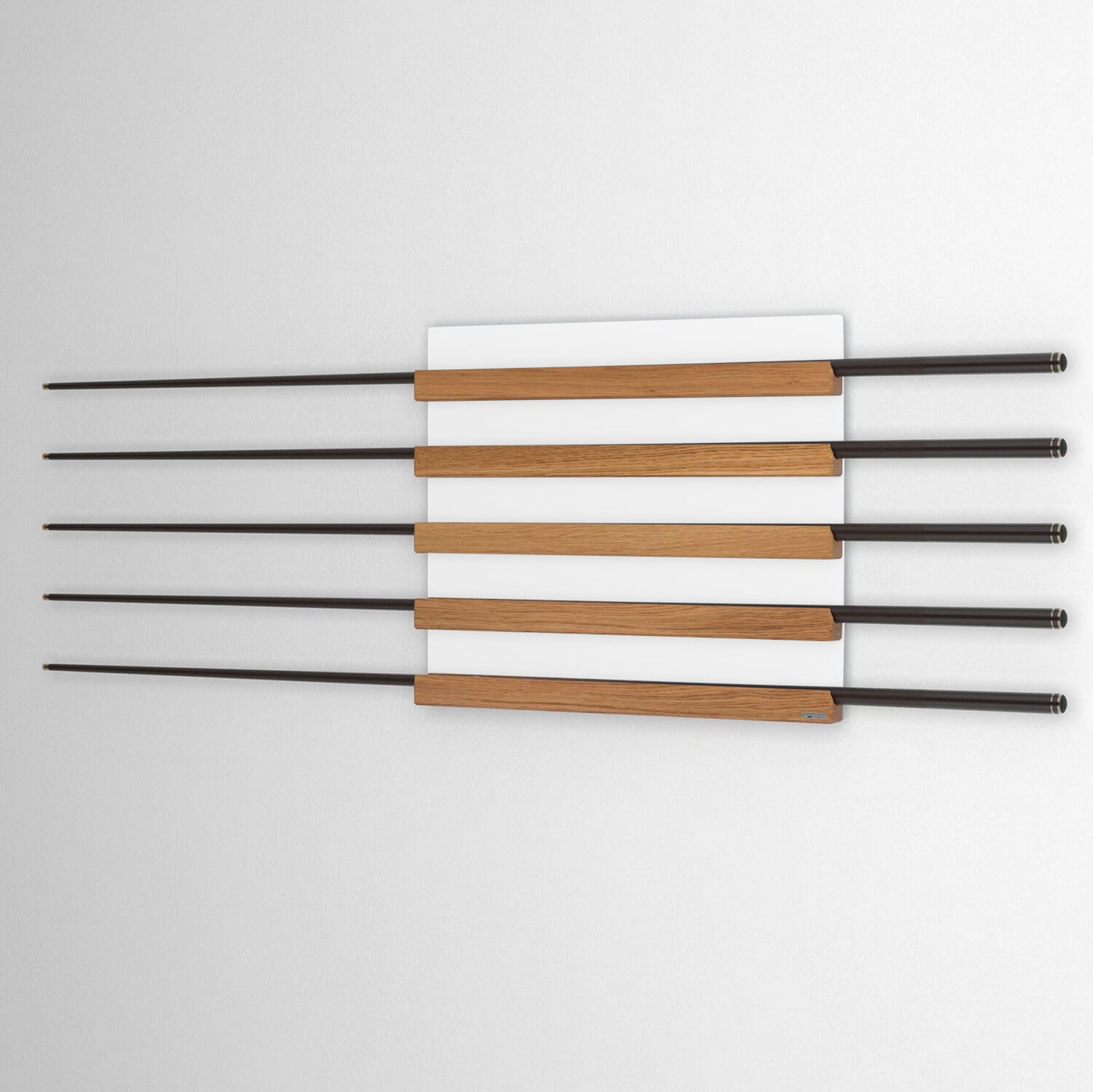 VESETTI Design Pool Cue Wall Rack qs art516