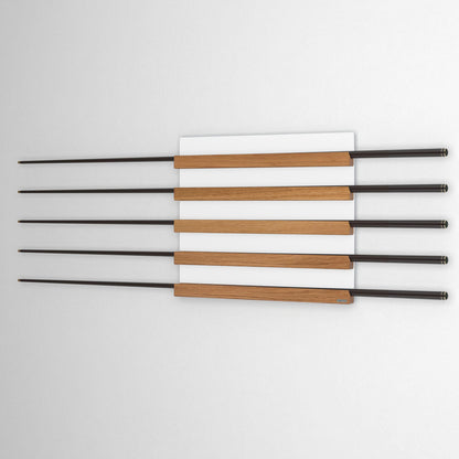 VESETTI Design Pool Cue Wall Rack qs art516