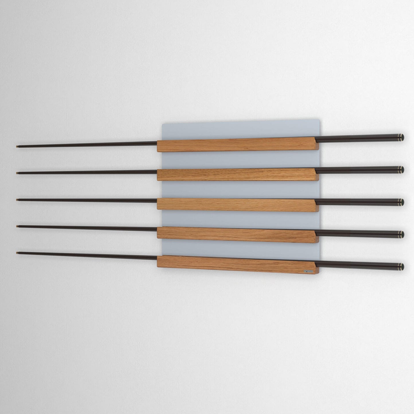 VESETTI Design Pool Cue Wall Rack qs art516