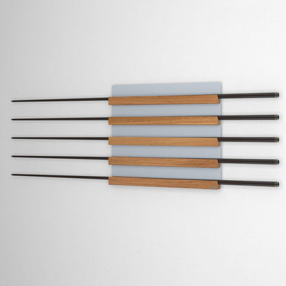 VESETTI Design Pool Cue Wall Rack qs art516