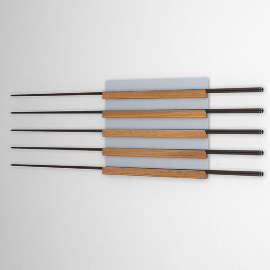 VESETTI Design Pool Cue Wall Rack qs art516