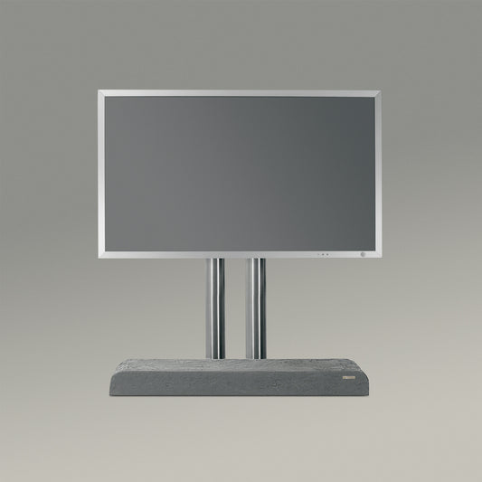 VESETTI Design TV stand twin art114 stainless steel + stone